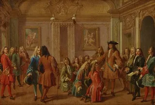 Institution_de_l'ordre_militaire_de_Saint-Louis_par_Louis_XIV_en_1693
