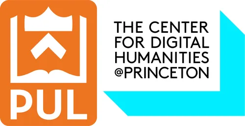 Logos for Princeton University Library and the Center for Digital Humanities at Princeton displayed side by side on a white background.