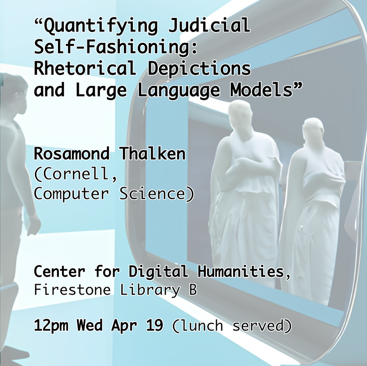 Quantifying Judicial Self-Fashioning: Rhetorical Depictions and Large Language Models