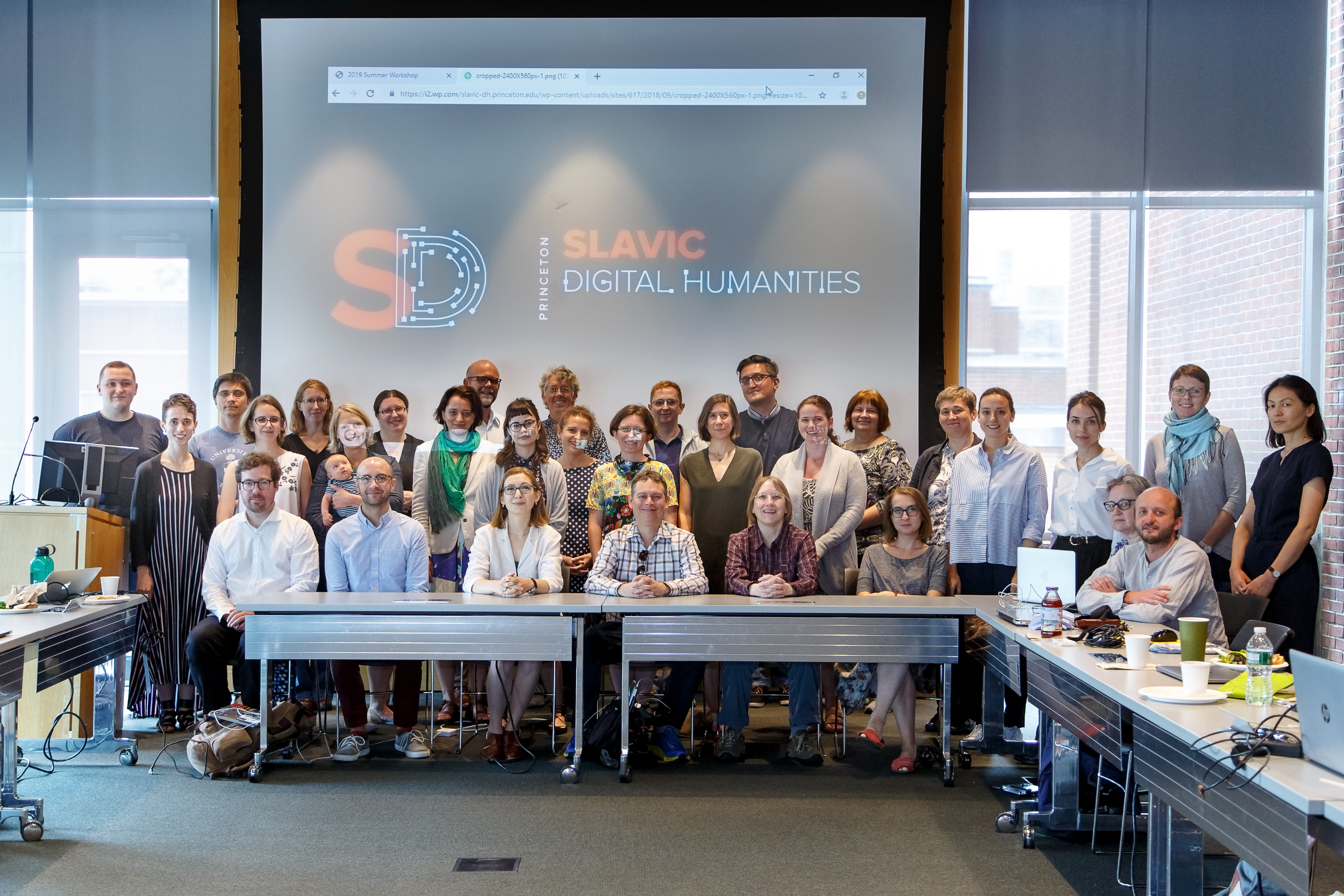 Attendees of 2019 Workshop &ldquo;Digital Humanities and Visual Resources: The Material and Digital Lives of Eastern European and Russian Artifacts.&rdquo; Photo by Shelley Szwast